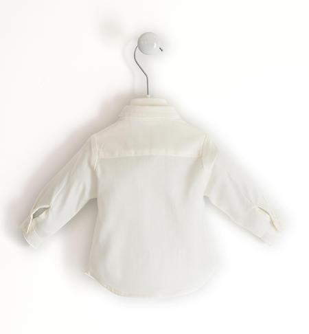 Camicia neonato con taschino - da 1 a 24 mesi iDO PANNA-0112
