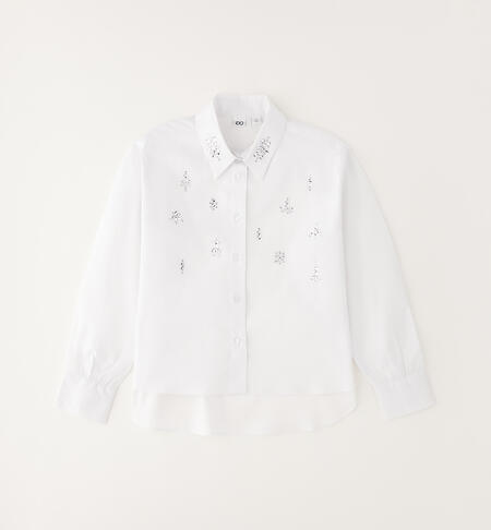 Camicia per ragazza BIANCO