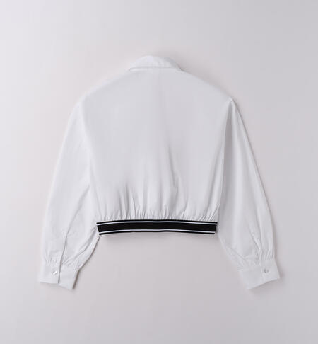 Camicia per ragazza BIANCO-0113