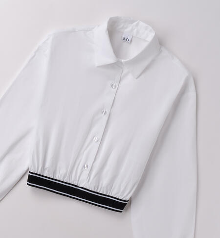 Camicia per ragazza BIANCO-0113