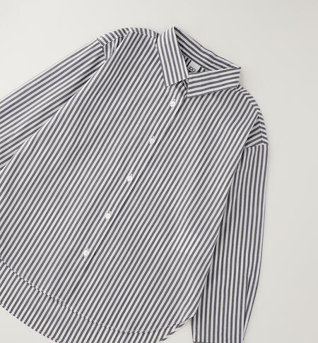 Camicia per ragazza GRIGIO SCURO-0564
