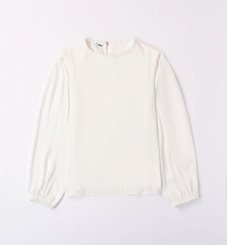iDO crew neck shirt for girls from 8 to 16 years PANNA-0112