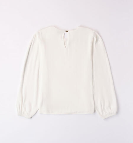iDO crew neck shirt for girls from 8 to 16 years PANNA-0112