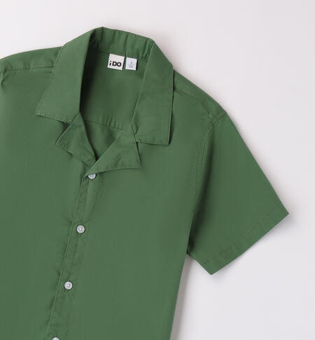 Camicia per ragazzo verde VERDE-4725
