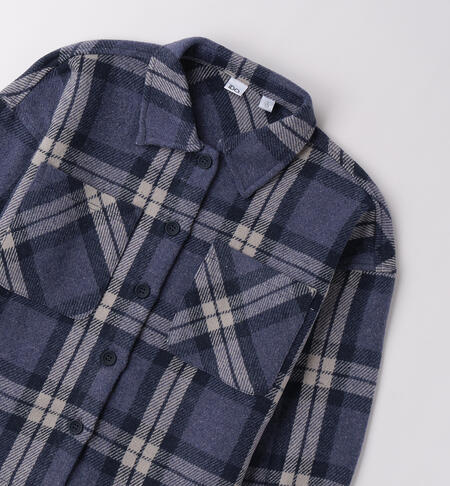 Camicia ragazza iDO BLU-3853