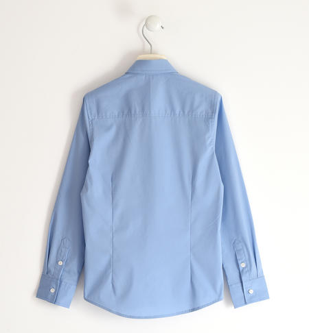 Camicia ragazzo manica lunga - da 8 a 16 anni iDO AZZURRO-3814