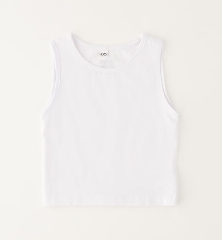 Girls' vest top WHITE