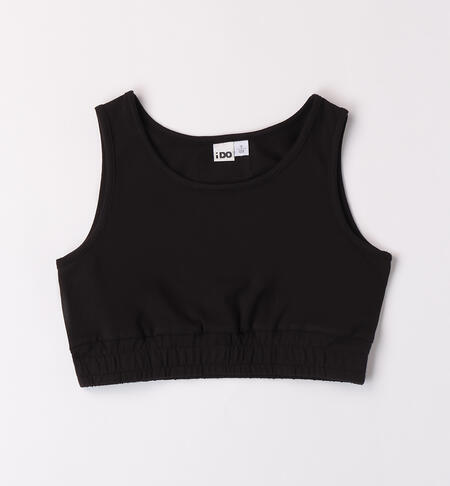 Girls' sporty vest top NERO-0658