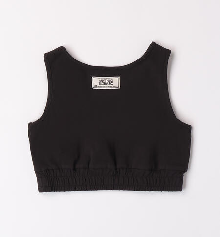 Girls' sporty vest top NERO-0658