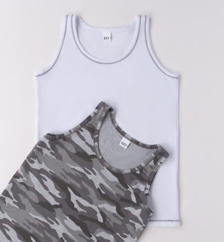 Canottiera bambino iDO GRIGIO-GRIGIO-6BTZ