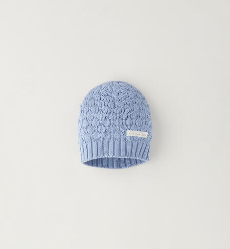 Cappellino neonati in tricot L.BLUE-3964