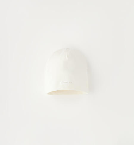 Unisex baby hat WHITE
