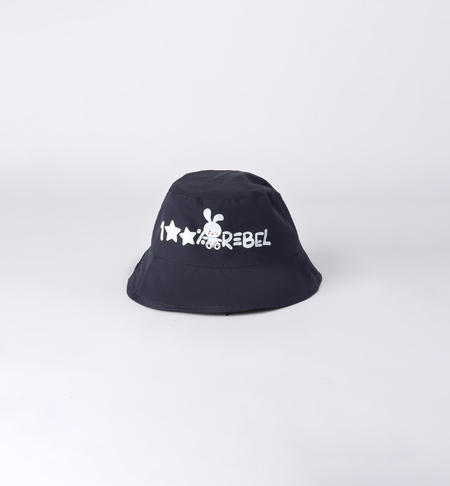 Cappellino neonato con lacci BLU
