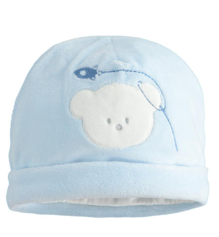 Cappellino neonato in ciniglia - da 0 a 18 mesi iDO SKY-3871
