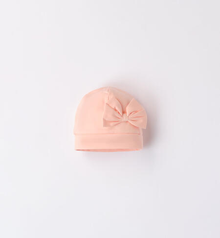 Cappellino per neonata con fiocco PESCA-2112