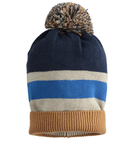 Tricot hat without visor for boys from 9 months to 8 years iDO ROYAL-3744