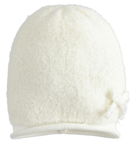 Cappello bimba con fiocco - da 1 a 24 mesi iDO PANNA-0112