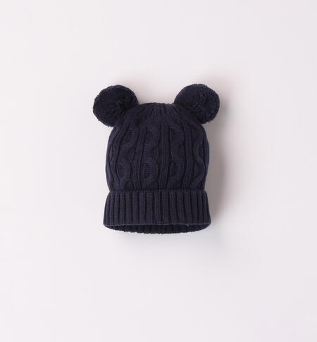 Cappello bimbo pon pon da 1 a 24 mesi iDO NAVY-3885