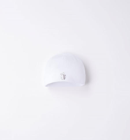 Cappello cuffia neonati da 0 a 24 mesi iDO BIANCO-0113