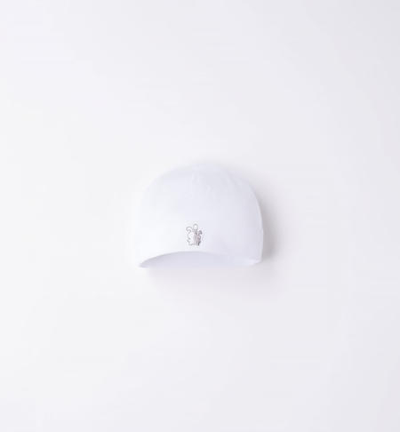 Cappello cuffia neonati BIANCO