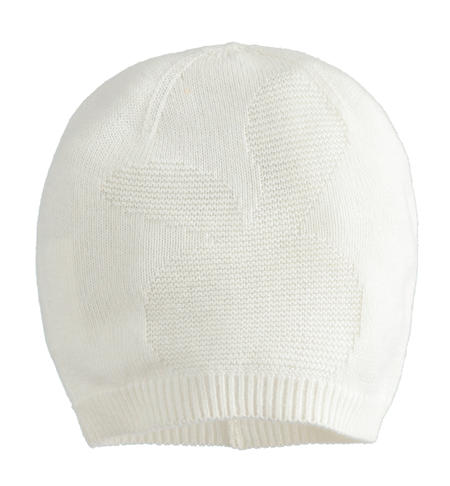 Tricot newborn hat for boys from 0 to 18 months iDO PANNA-0112