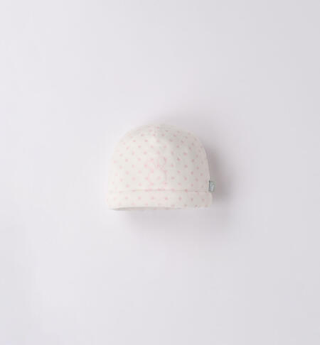 Unisex hat with bunnies PINK