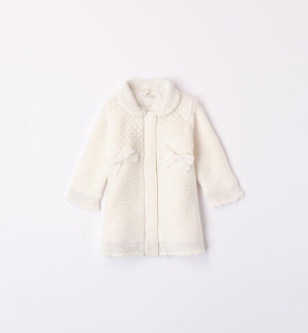 iDO coat for girls from 1 to 24 months PANNA-0112