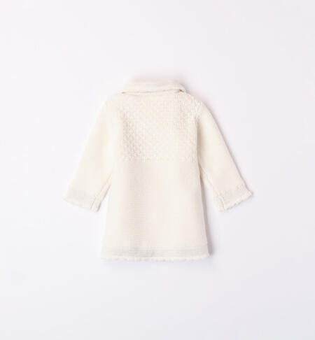 iDO coat for girls from 1 to 24 months PANNA-0112