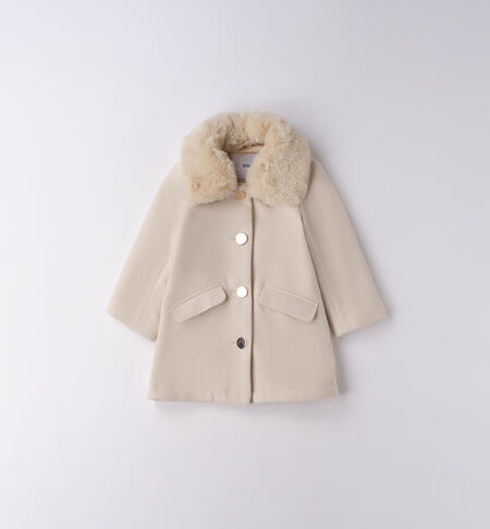 Cappotto bambina iDO ECRU'-0154