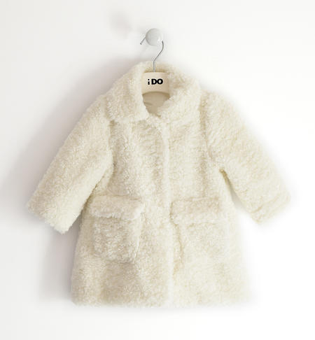 Little girl's bouclé coat from 9 months to 8 years iDO PANNA-0112