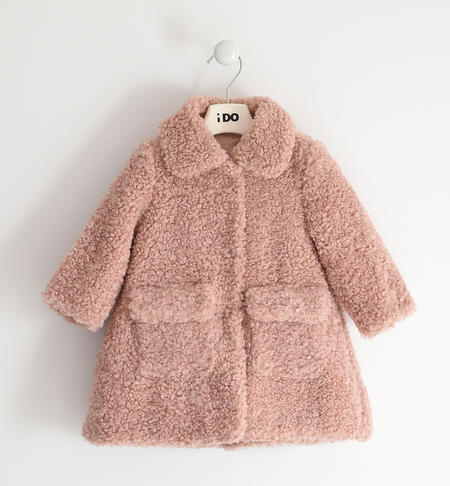 Little girl's bouclé coat from 9 months to 8 years iDO ROSA-2513