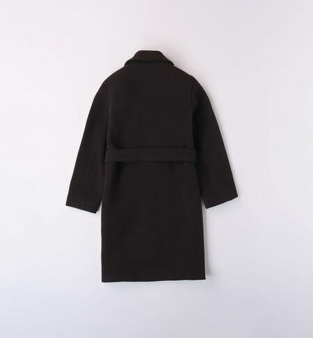 iDO cloth coat for girls aged 8 to 16 years NERO-0658
