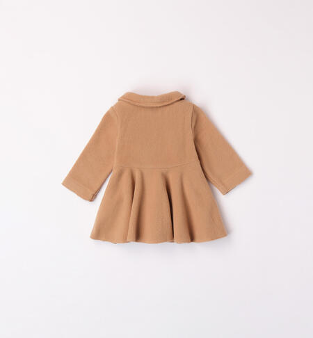 iDO fleece coat for girls from 1 to 24 months NOCCIOLA-0937