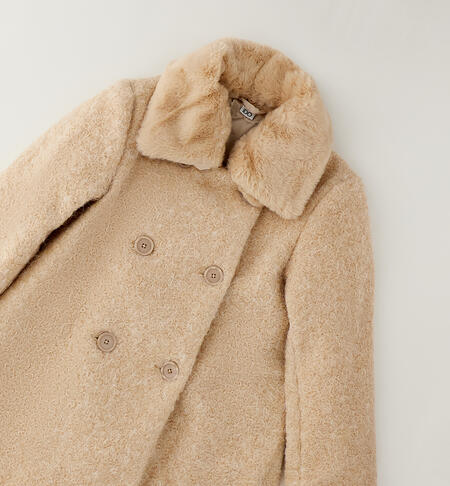 Coat for girls BEIGE-0941