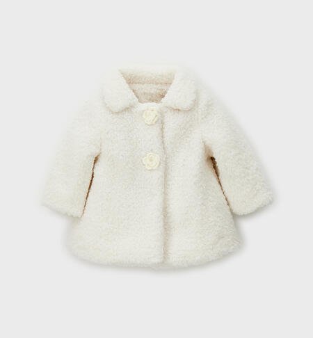 Cappotto per neonata PANNA