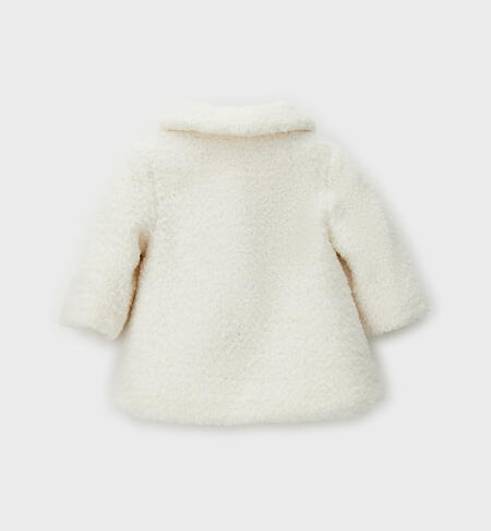 Cappotto per neonata PANNA-0112