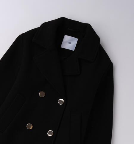 Cappotto ragazza NERO-0658
