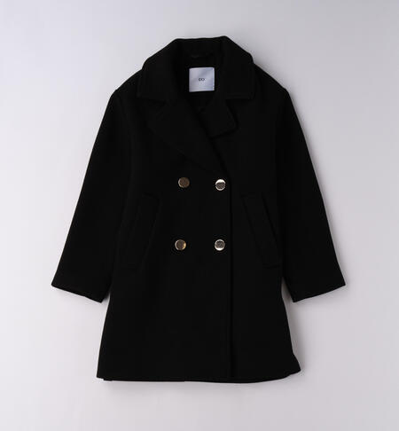 Cappotto ragazza NERO-0658