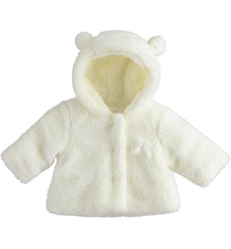 Cappotto teddy bimba - da 1 a 24 mesi iDO PANNA-0112