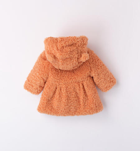 iDO teddy coat for baby girls from 1 to 24 months MOU-1133