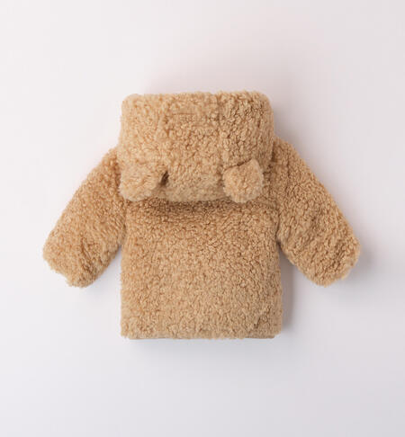 iDO teddy coat for boys from 1 to 24 months BEIGE-0737