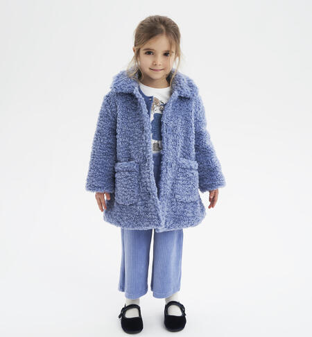 Cappotto teddy per bambina da 9 mesi a 8 anni iDO AVION-3817