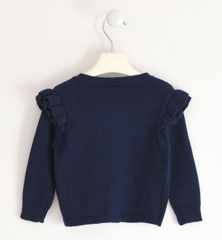 Girl¿s cardigan with flounces from 9 months to 8 years iDO NAVY-3854