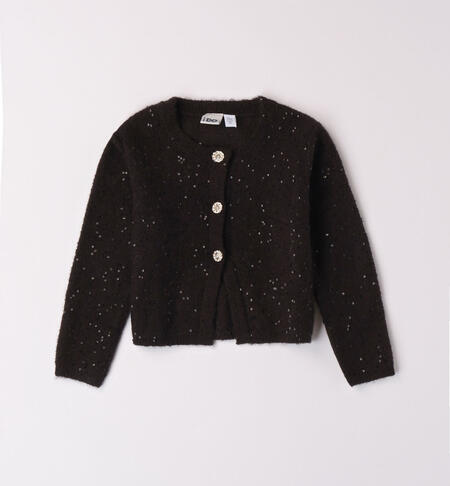 Sequin cardigan BLACK