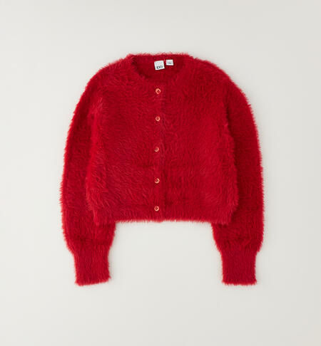 Cardigan bambina iDO ROSSO