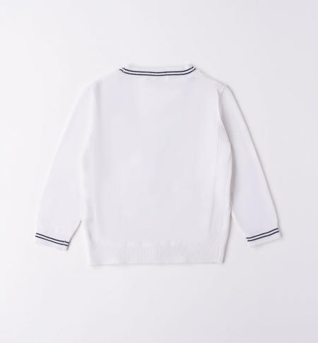 Cardigan bambino 100% cotone da 9 mesi a 8 anni iDO BIANCO-0113