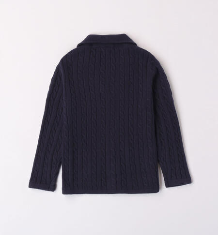 Cardigan bambino con tasche da 9 mesi a 8 anni iDO NAVY-3885