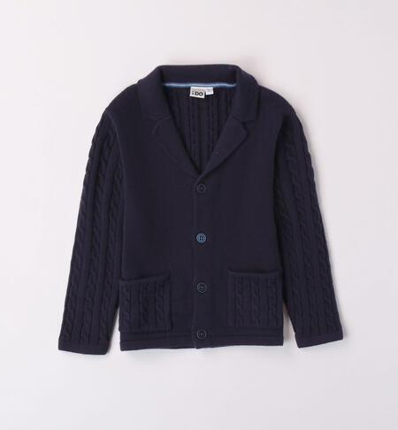 Cardigan bambino con tasche da 9 mesi a 8 anni iDO NAVY-3885