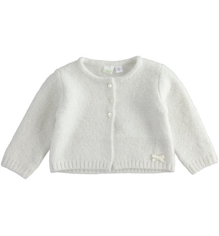 Baby girl cardigan with bow from 1 to 24 months iDO PANNA-0112