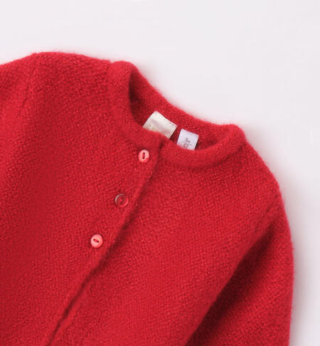 Cardigan bimba in tricot stretch da 1 a 24 mesi iDO ROSSO-2253